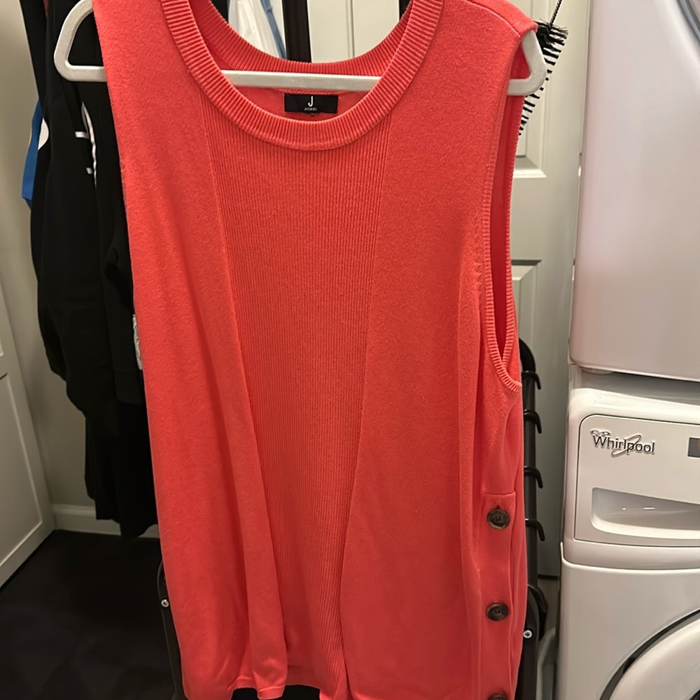 Jason Wu coral no sleeve sweater tunic